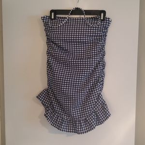 Brand new JCrew seersucker swimsuit